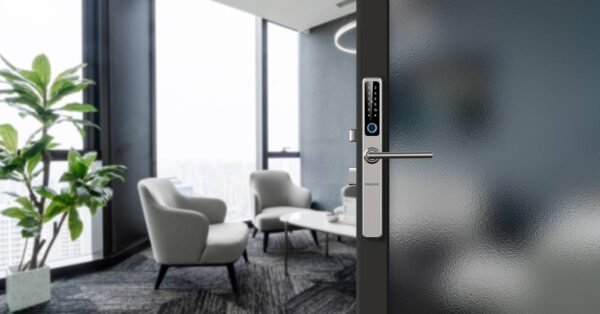 6 DDL608-5HWS Manija Puerta de aluminio